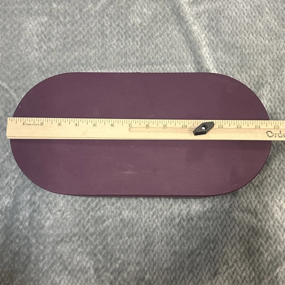 Dyson Airwrap Styler Faux Leather Large Storage Hard Box Purple Case‎ Only